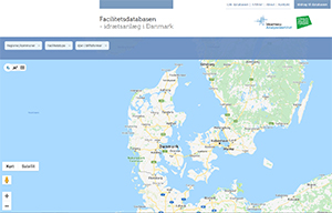 Facilitetsdatabasen Forside